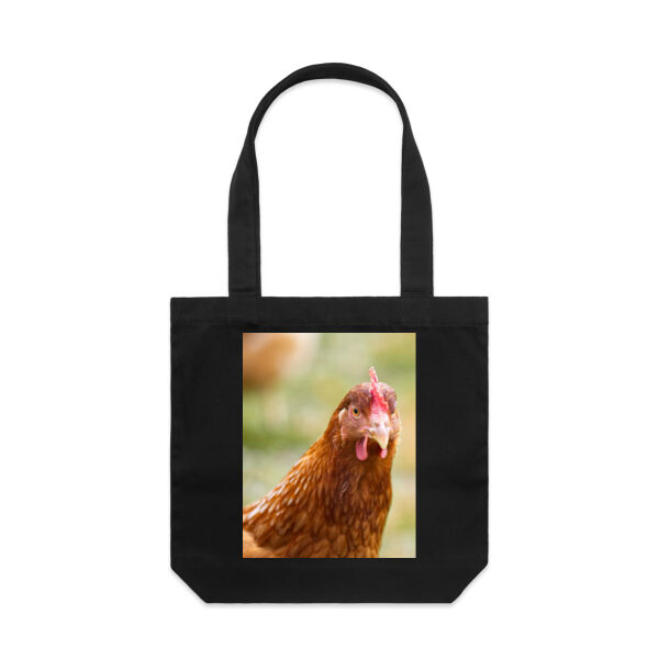 Personalised Chicken Tote Bag - Your Favourite Hen Here! Thumbnail